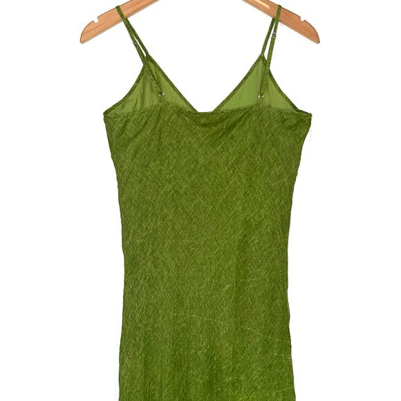 NWT Mes Desmoiselles Nuval Green Cotton Maxi Dress Size 38/US 6 - Picture 14 of 16